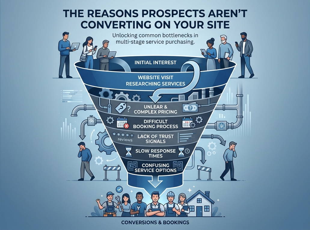 The reasons prospects aren't converting on your site